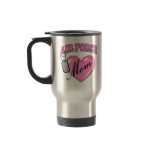 Air Force Mum Heart N Dog Tag mugs
