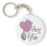 Air Force Mum Heart N Star keychains