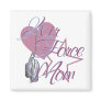 Air Force Mum Heart N Star Magnets