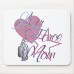 Air Force Mum Heart N Star Mousepads