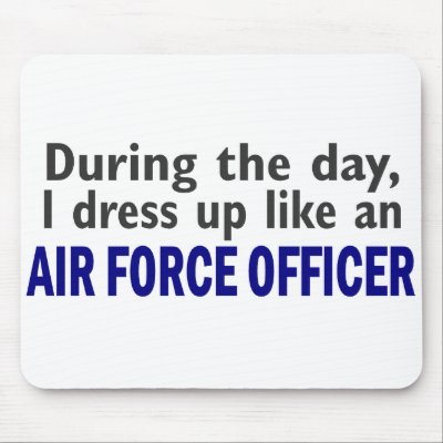 AIR FORCE OFFICER During The Day by professiongifts
