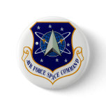 Air_Force_Space_Command_Shield Pinback Buttons