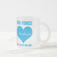 Air Force Sweetheart Love Is In The Air Coffee Mug
