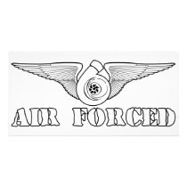 Air Forced Custom Photo Card