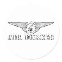 Air Forced Sticker