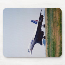 Air France Concorde, Sacramento Airport, Californi Mousepad