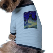 Air France New York Pet Tshirt