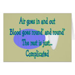 Air Goes and Out...The Rest is Complicated Greeting Card