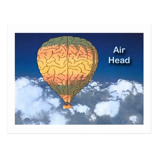 Air Head: Hot Air Balloon Post Cards
