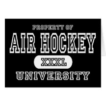 Air Hockey Univeristy Dark Cards