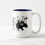 Air traffic controllers airport work tower control mug