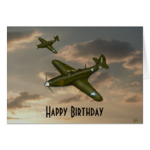 Airacobra P39 Card