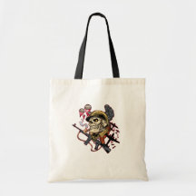Airborne or Marine Paratrooper Skull with Helmet Bags