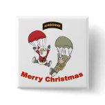 Airborne Santa II Light T-Shirt Button