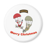 Airborne Santa II Light T-Shirt Magnets