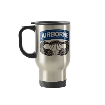 Airborne Travel Mug by militarygraphics