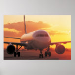 Airbus A320 - Backing on Sunset