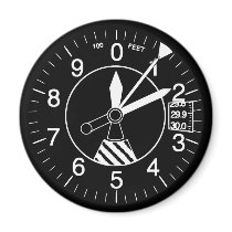 Aircraft Altimeter Gauge