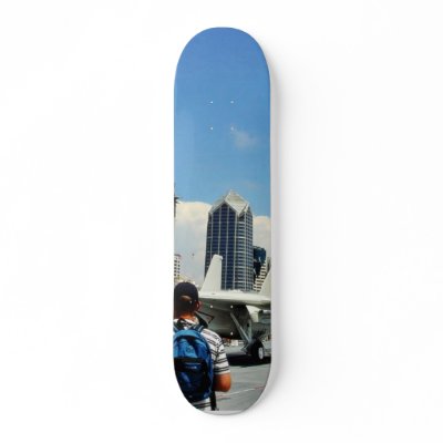 Aircraft Carrier Ship Skate Board by lifesphere