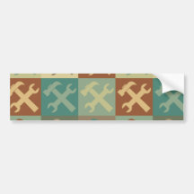 Aircraft Maintenance Pop Art Bumper Sticker