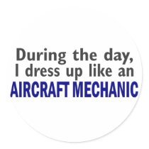 Aircraft Mechanic During The Day