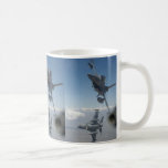 AIRCRAFT SCISSORS MANEUVER COFFEE MUGS