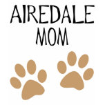 airdale mum big pawprints t-shirts