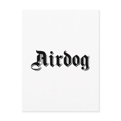 Airdog Postcards by scooterfun