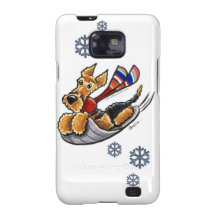 Aire-Sledding Airedale Terrier Samsung Galaxy SII Cover