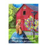 Airedale Barn Postcard