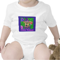 Airedale Birthday Baby Bodysuit