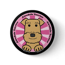 Airedale Button
