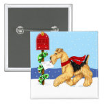 Airedale Christmas Dale Mail Pins