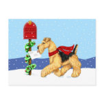 Airedale Christmas Dale Mail postcards