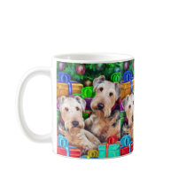 Airedale Christmas Open Now Coffee Mug