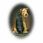 "Airedale" Dog Art Ornament photo sculptures