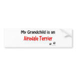 Airedale Grandchild Bumper Sticker