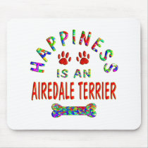 Airedale Happiness Mouse Pad