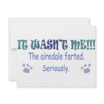 Airedale Personalized Invites