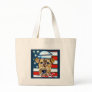 Airedale Navy Canvas Bag