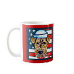 Airedale Navy Mug