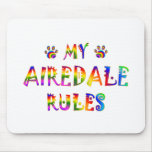Airedale Rules Fun Mousepad