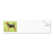 Airedale Terrier 8T092D-16 Bumper Sticker