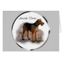Airedale Terrier Art Gifts Greeting Card