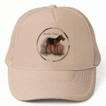 Airedale Terrier Art Gifts Trucker Hats