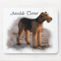 Airedale Terrier Art Gifts Mouse Pad