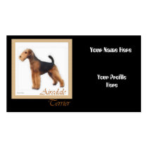 Airedale Terrier Art, Your Name Here