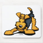 Airedale Terrier at Play Mousepad