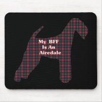 Airedale Terrier BFF Gifts Mouse Mat