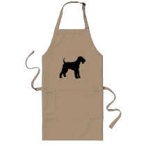 Airedale Terrier (black) Aprons